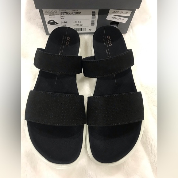 Ecco Yuma black sandals - Picture 2 of 6